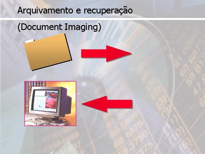 Arquivamento e recuperação (Document Imaging) 