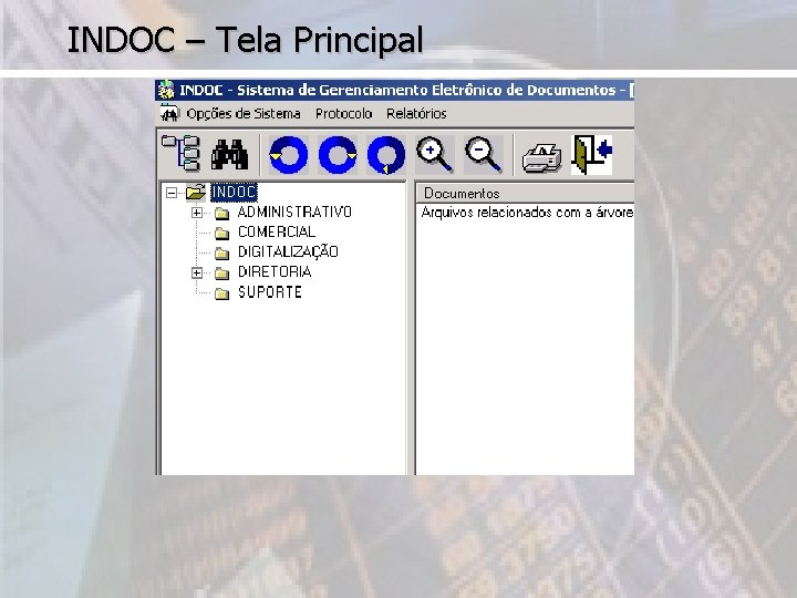 INDOC – Tela Principal 