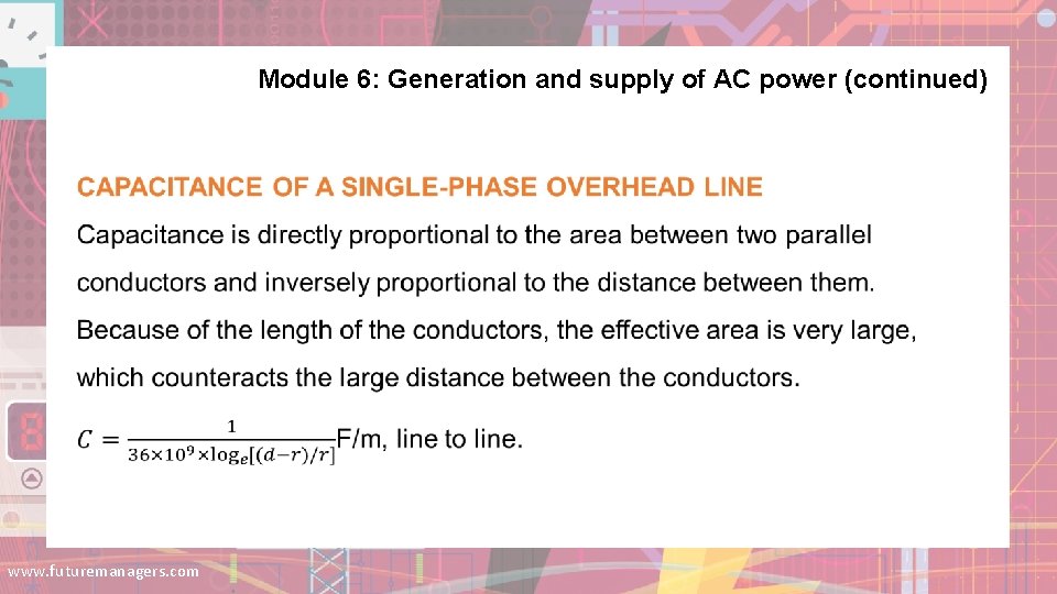 Module 6: Generation and supply of AC power (continued) www. futuremanagers. com Module 6: Generation and supply of AC power (continued) www. futuremanagers. com