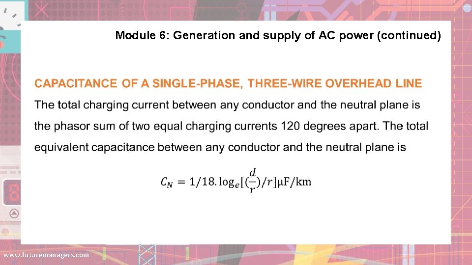 Module 6: Generation and supply of AC power (continued) www. futuremanagers. com Module 6: Generation and supply of AC power (continued) www. futuremanagers. com