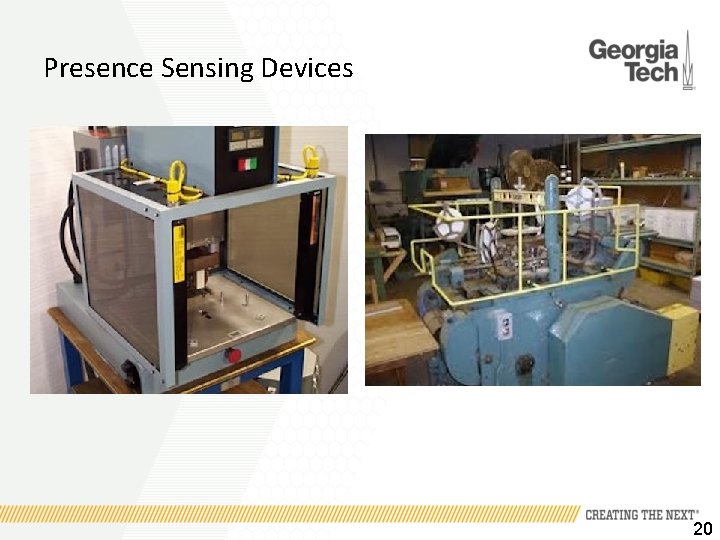 Presence Sensing Devices 20 