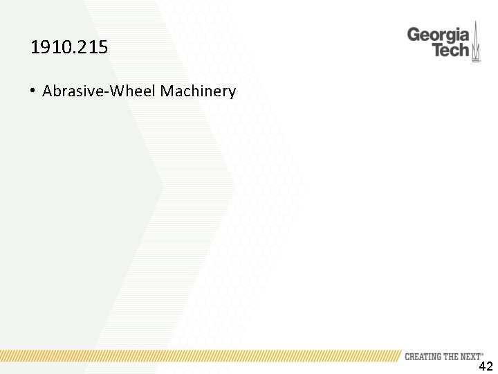 1910. 215 • Abrasive-Wheel Machinery 42 