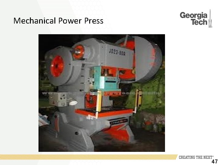 Mechanical Power Press 47 