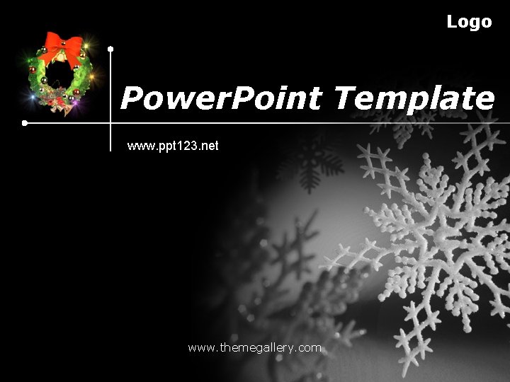 Logo Power. Point Template www. ppt 123. net www. themegallery. com 