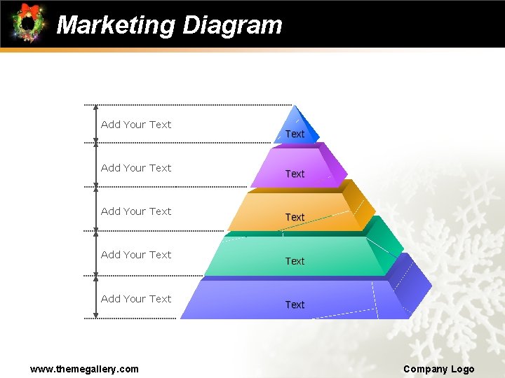 Marketing Diagram Add Your Text Add Your Text www. themegallery. com Text Text Company