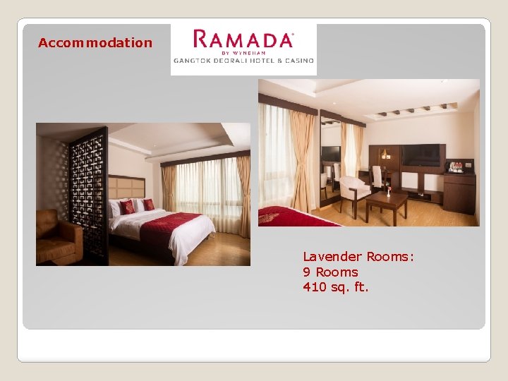 Accommodation Lavender Rooms: 9 Rooms 410 sq. ft. 