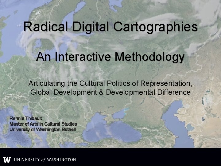 Radical Digital Cartographies An Interactive Methodology Articulating the Cultural Politics of Representation, Global Development