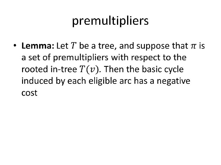 premultipliers • 