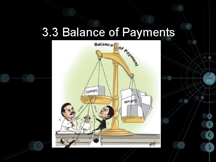 3. 3 Balance of Payments 