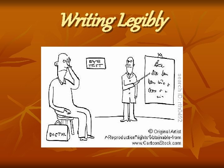 Writing Legibly Writing Legibly