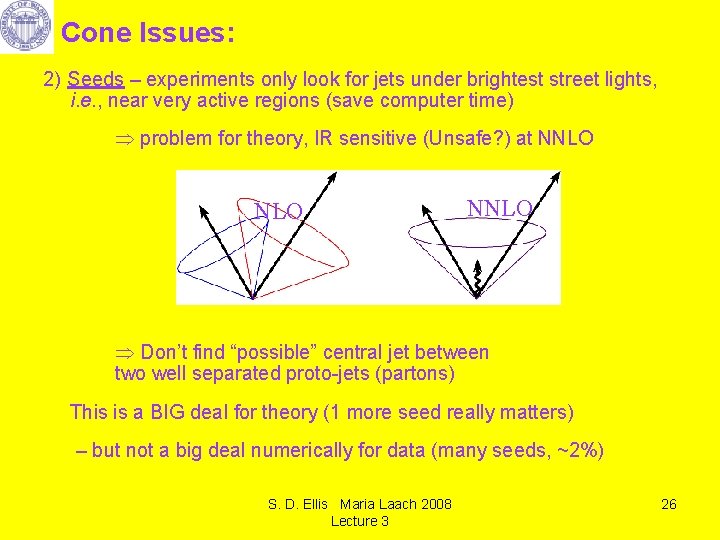 Cone Issues: 2) Seeds – experiments only look for jets under brightest street lights,