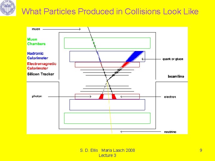 What Particles Produced in Collisions Look Like S. D. Ellis Maria Laach 2008 Lecture