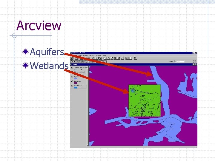 Arcview Aquifers Wetlands quad 