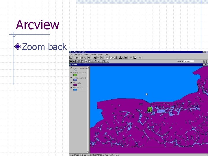 Arcview Zoom back 