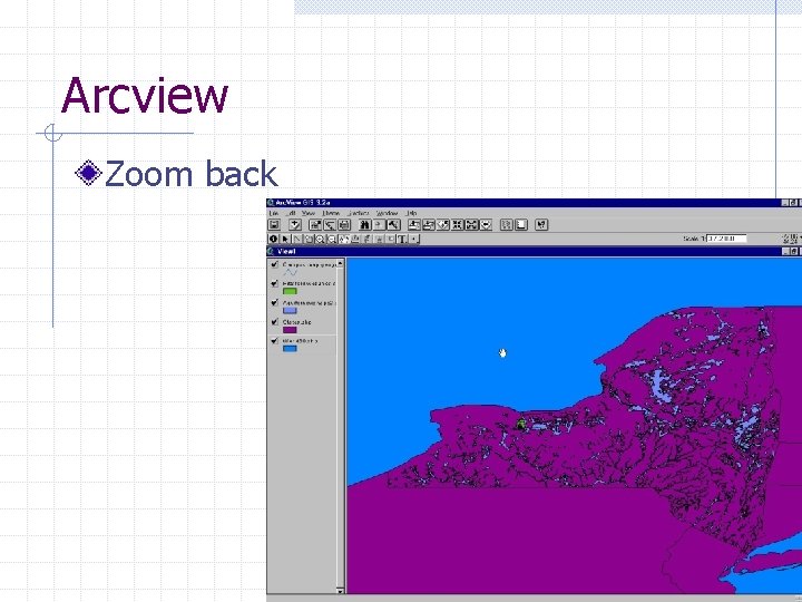 Arcview Zoom back 