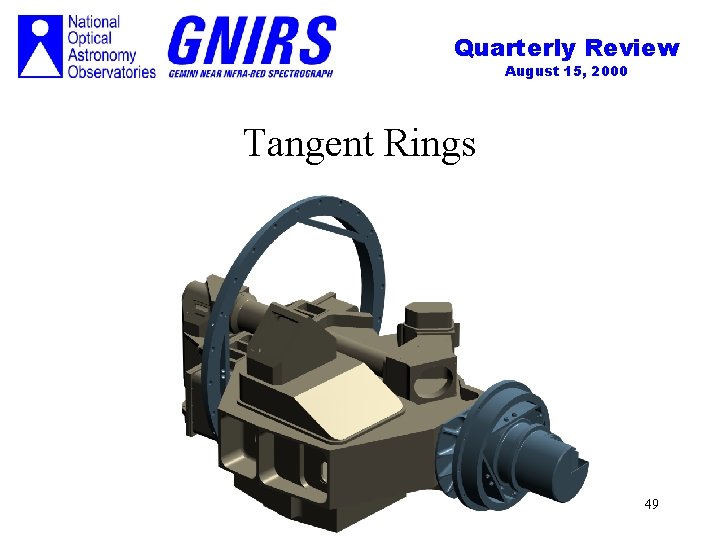 Quarterly Review August 15, 2000 Tangent Rings 49 