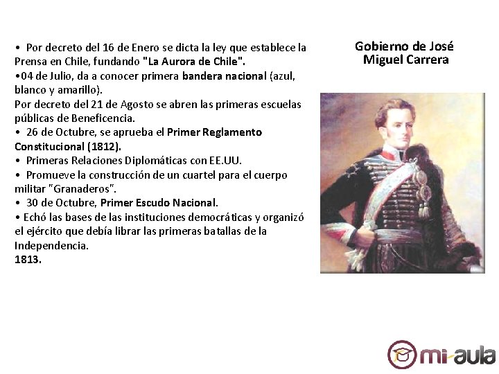 • Por decreto del 16 de Enero se dicta la ley que establece • Por decreto del 16 de Enero se dicta la ley que establece