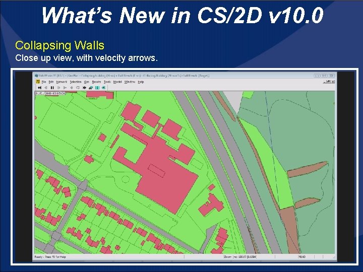 What’s New in CS/2 D v 10. 0 Collapsing Walls Close up view, with