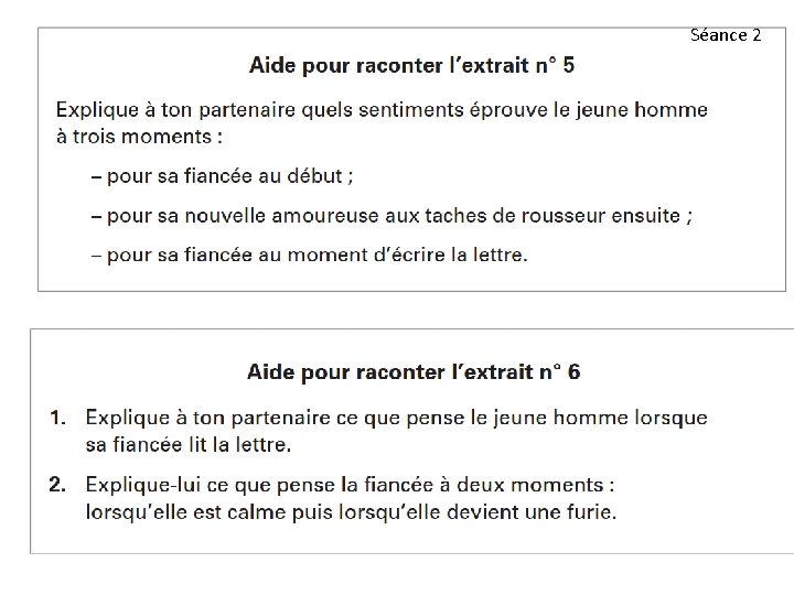 Séance 2 