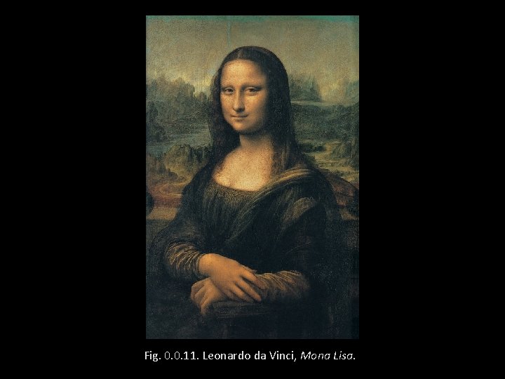Fig. 0. 0. 11. Leonardo da Vinci, Mona Lisa. 