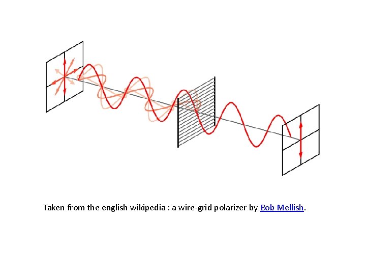 Taken from the english wikipedia : a wire-grid polarizer by Bob Mellish. 