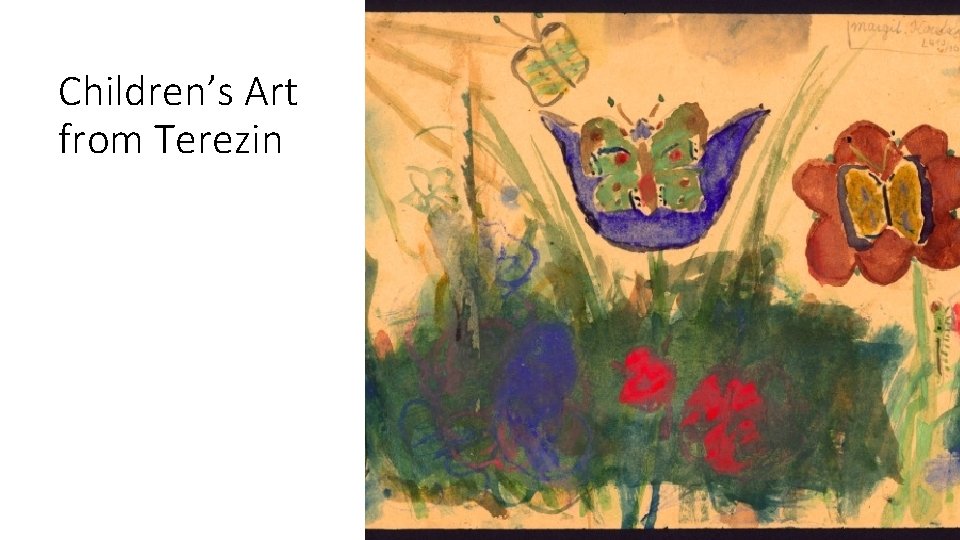 Children’s Art from Terezin 