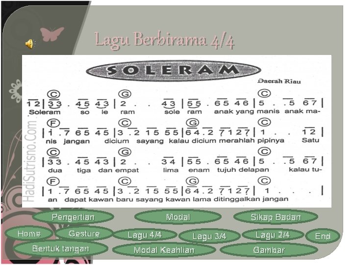 Dirigen Memimpin Lagu Pengertian Home Gesture Bentuk Tangan