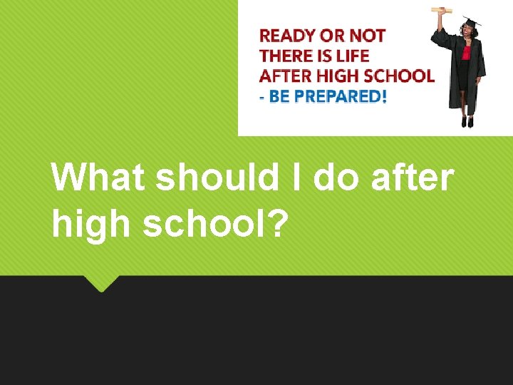 What should I do after high school? 