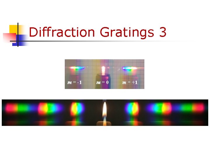 Diffraction Gratings 3 