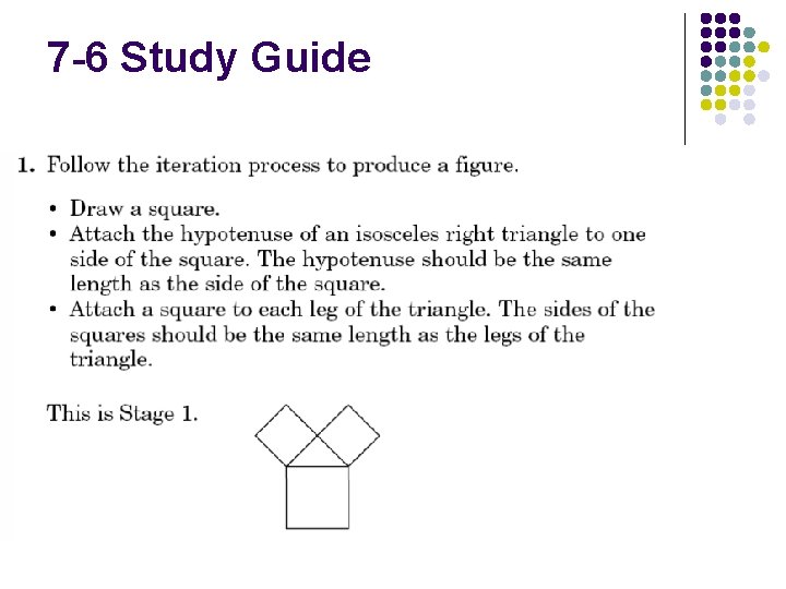 7 -6 Study Guide 