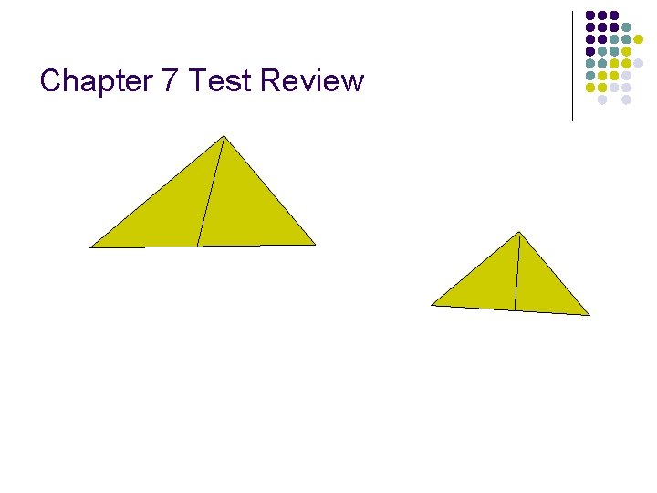 Chapter 7 Test Review 