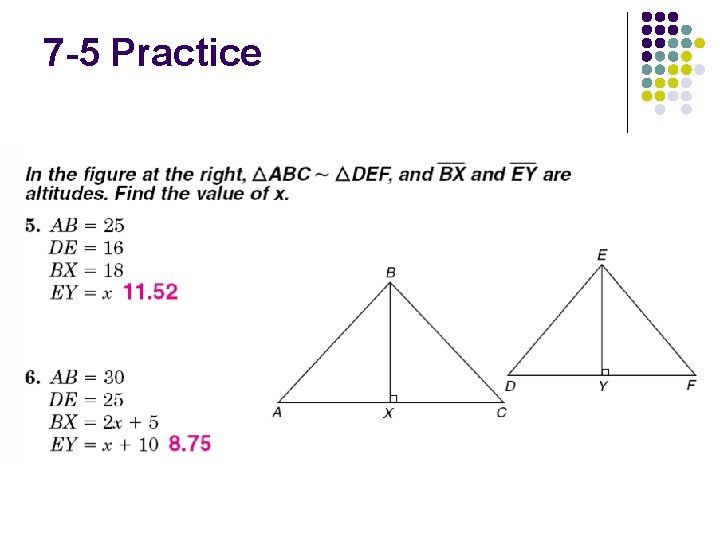 7 -5 Practice 