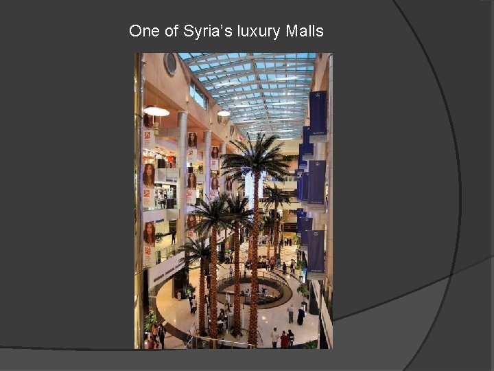 One of Syria’s luxury Malls 