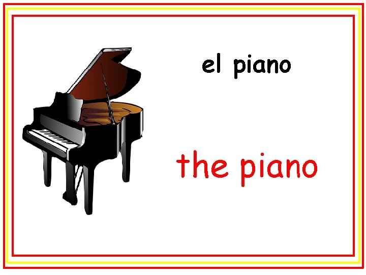 el piano the piano 