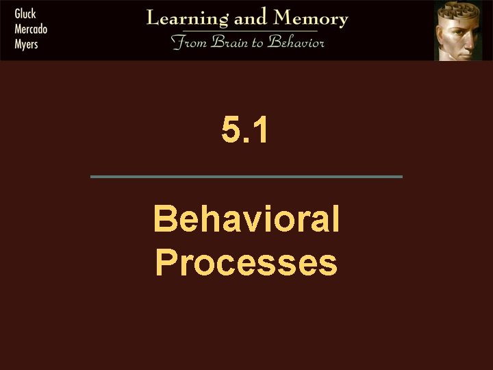 5. 1 Behavioral Processes 