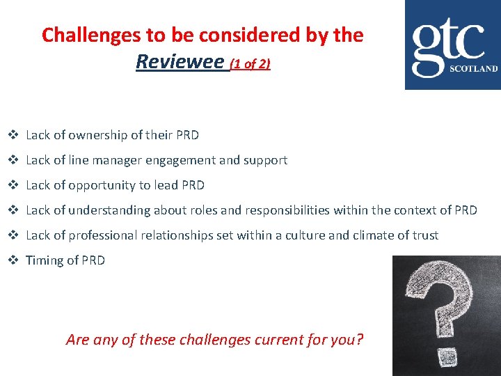 Challenges to be considered by the Reviewee (1 of 2) v Lack of ownership Challenges to be considered by the Reviewee (1 of 2) v Lack of ownership