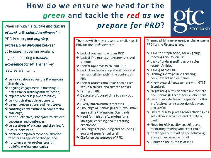 How do we ensure we head for the green and tackle the red as How do we ensure we head for the green and tackle the red as