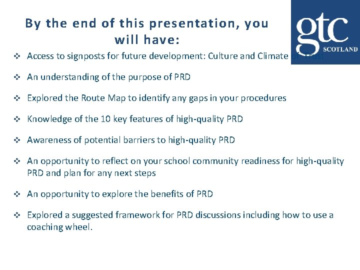 By the end of this presentation, you will have: v Access to signposts for By the end of this presentation, you will have: v Access to signposts for