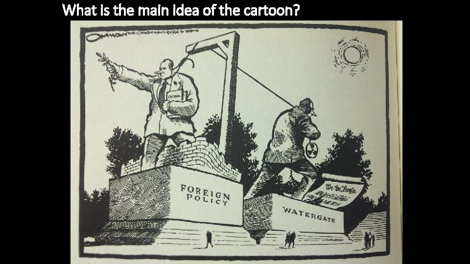 What is the main idea of the cartoon? 