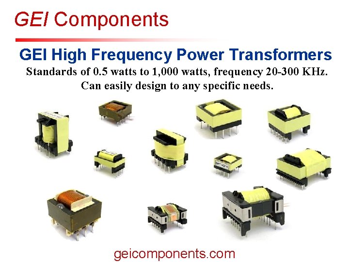 GEI Components 深圳晶华显示器材有限公司 SINCE 1987 SHENZHEN JINGHUA DISPLAYS CO. , LTD. INNOVATION GEI High