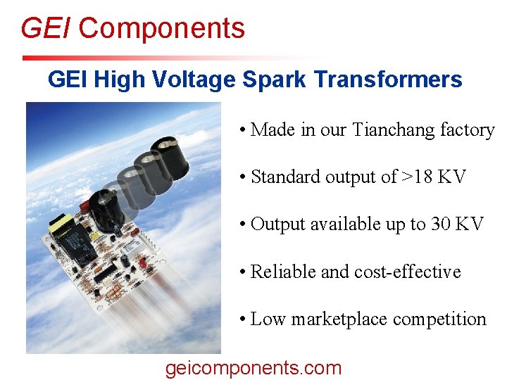 GEI Components 深圳晶华显示器材有限公司 SINCE 1987 SHENZHEN JINGHUA DISPLAYS CO. , LTD. INNOVATION GEI High