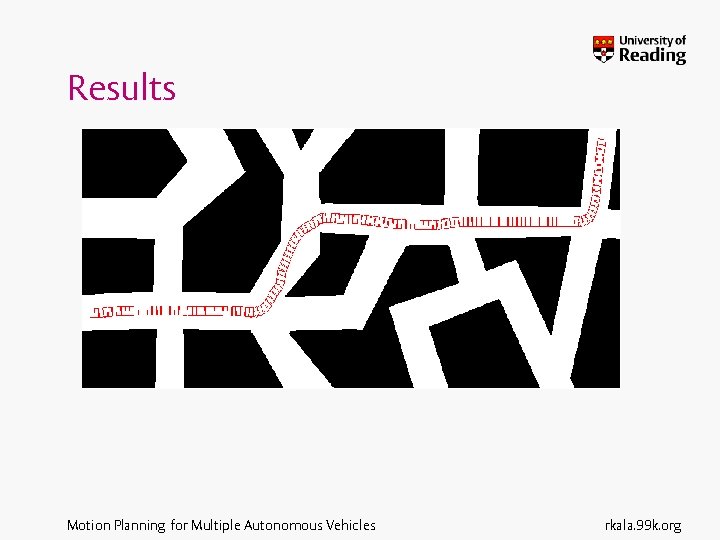 Results Motion Planning for Multiple Autonomous Vehicles rkala. 99 k. org 