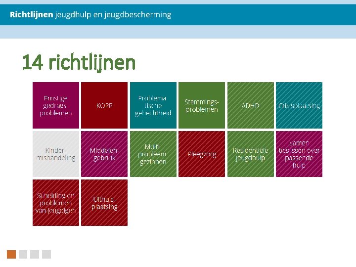 14 richtlijnen 14 richtlijnen