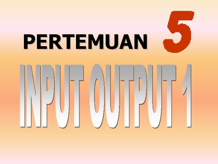 PERTEMUAN 
