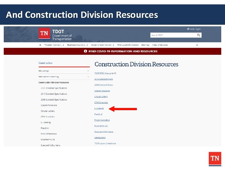 And Construction Division Resources 