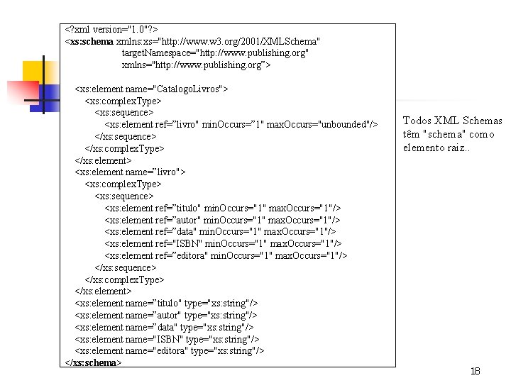 <? xml version="1. 0"? > <xs: schema xmlns: xs="http: //www. w 3. org/2001/XMLSchema" target.