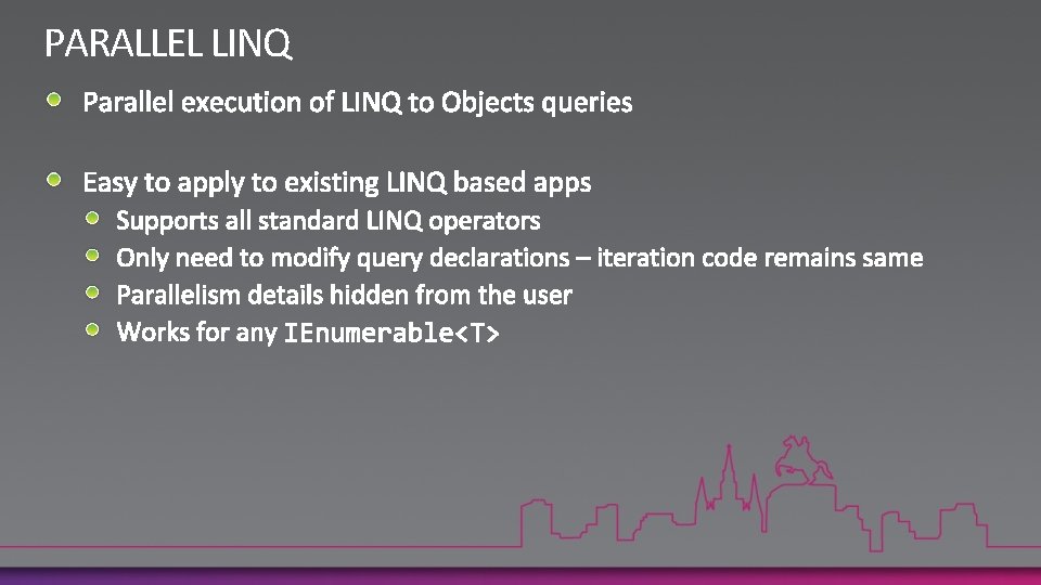 PARALLEL LINQ 