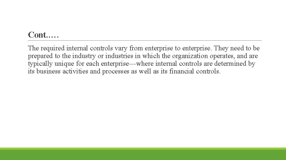 Establishment Controls Governance Analysis Using EA Governance Establishment of policies