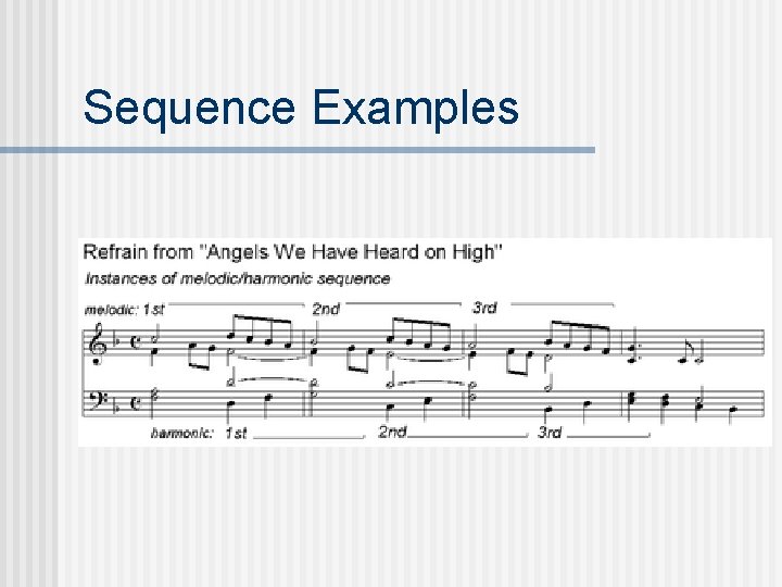 Sequence Examples 