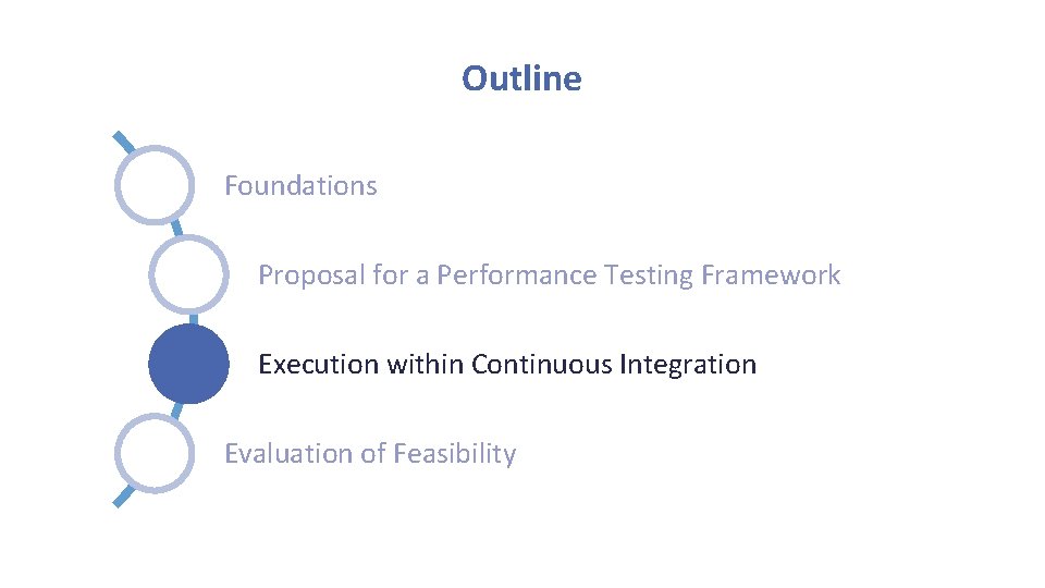Outline Foundations Proposal for a Performance Testing Framework Execution within Continuous Integration Evaluation of Outline Foundations Proposal for a Performance Testing Framework Execution within Continuous Integration Evaluation of